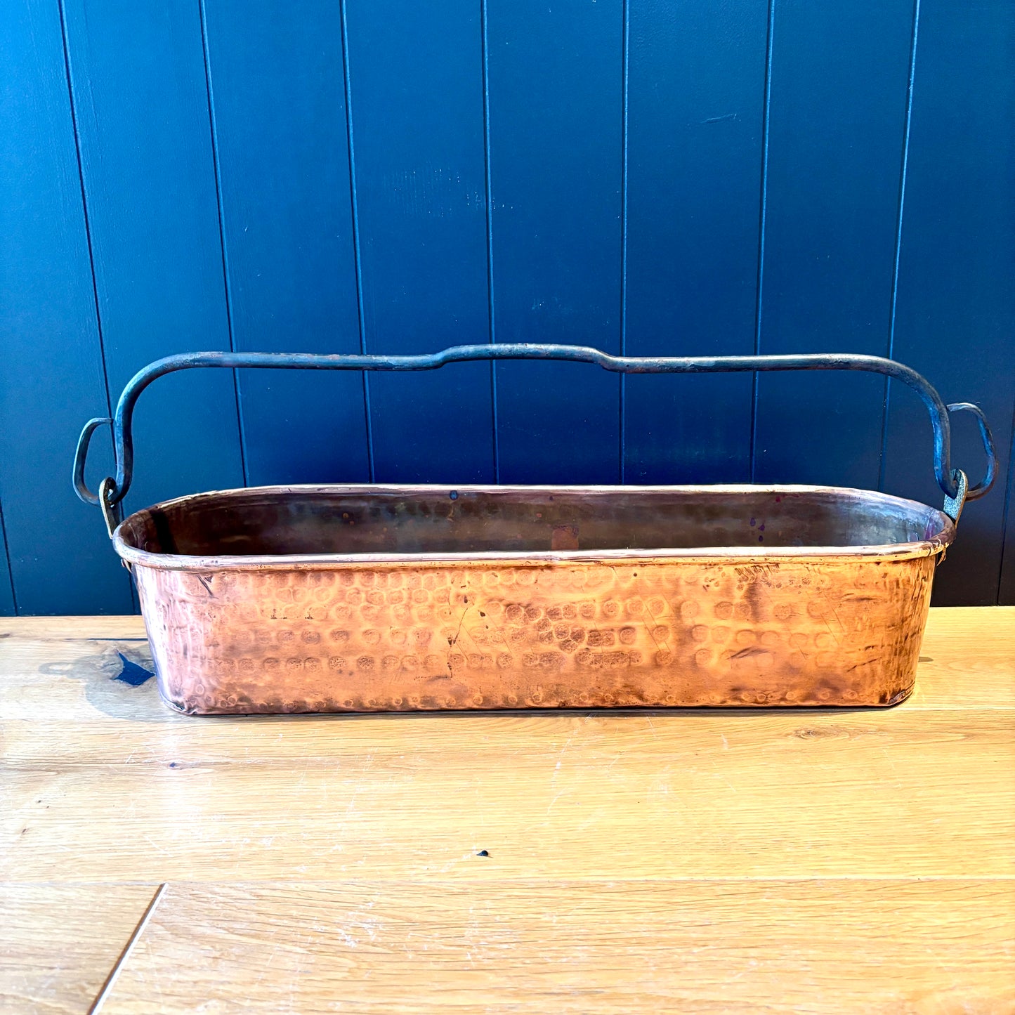 Vintage French Copper Fish Kettle