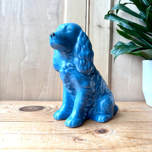 SylvaC Blue Seated Spaniel model 1832