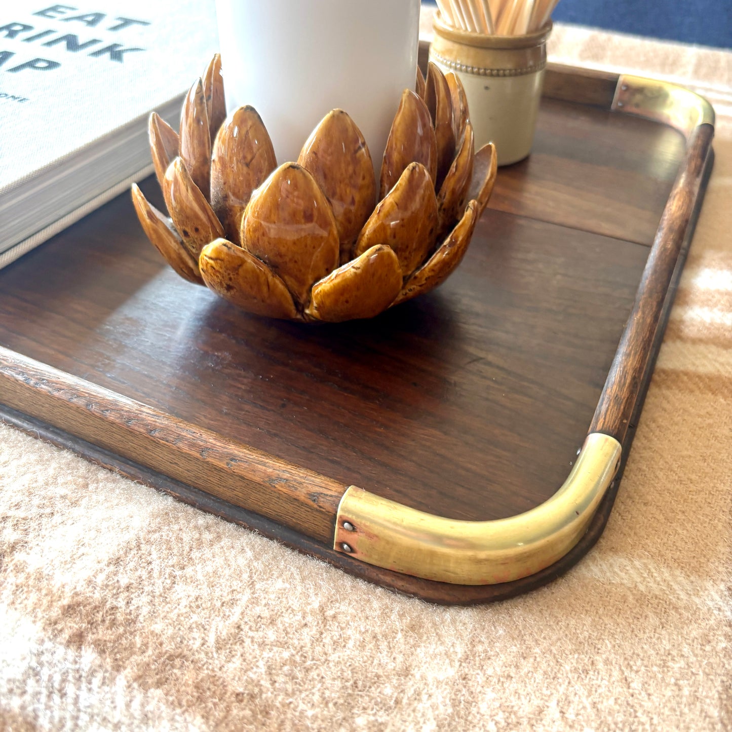 Vintage Hardwood Tray