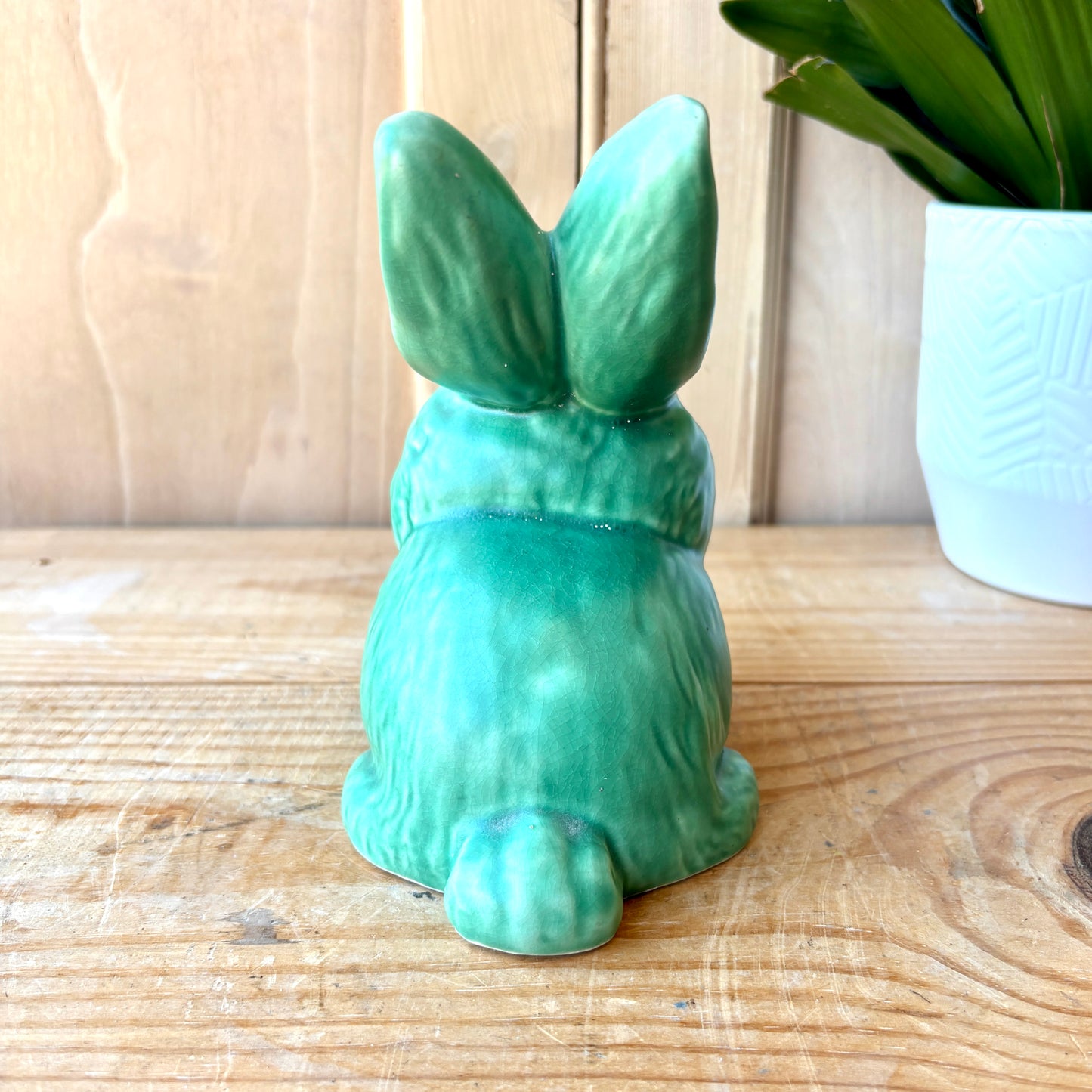 Vintage Early Green Sylvac Bunny model 1026