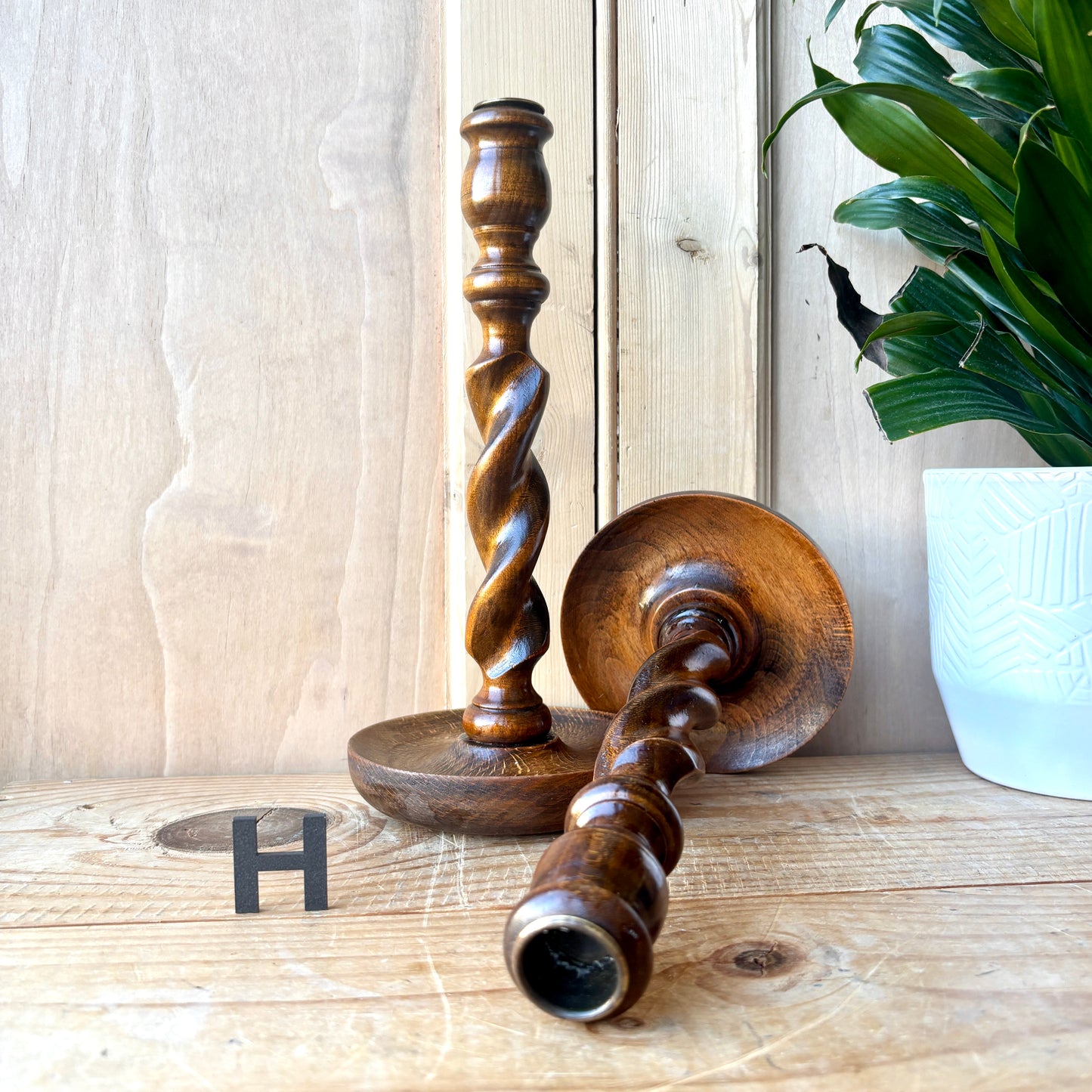 Pair of vintage candlesticks