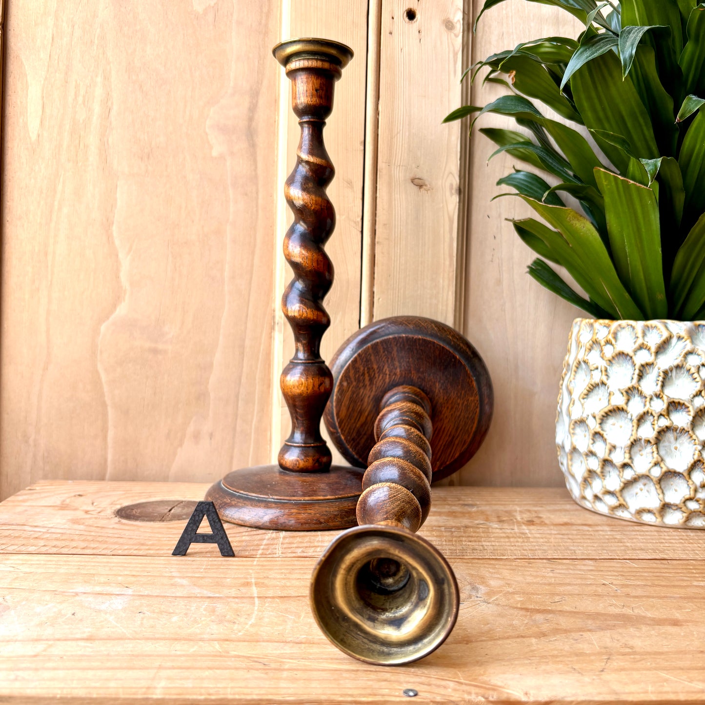 Pair of vintage candlesticks
