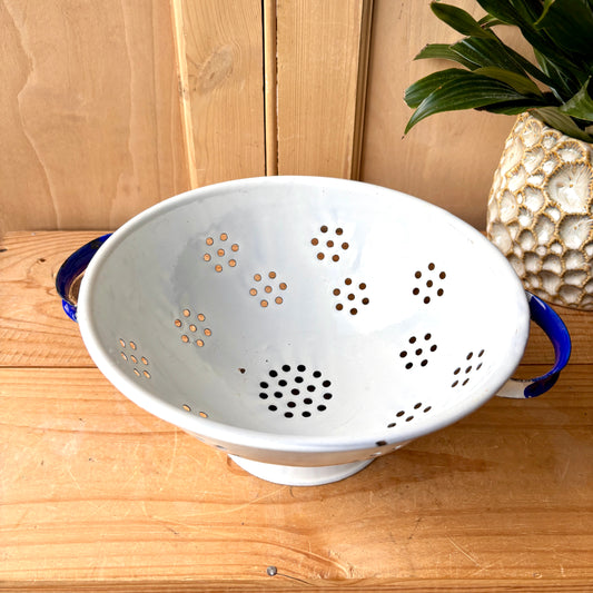 Vintage Enamel Colander