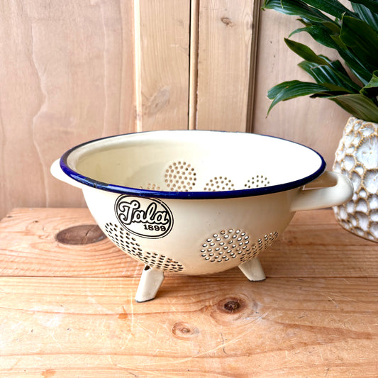 Vintage Enamel Tala Colander