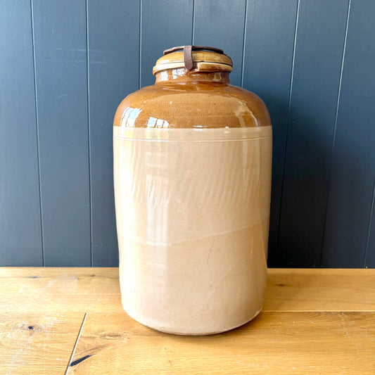 Very Large 3 Gallon Stoneware Acid Jar