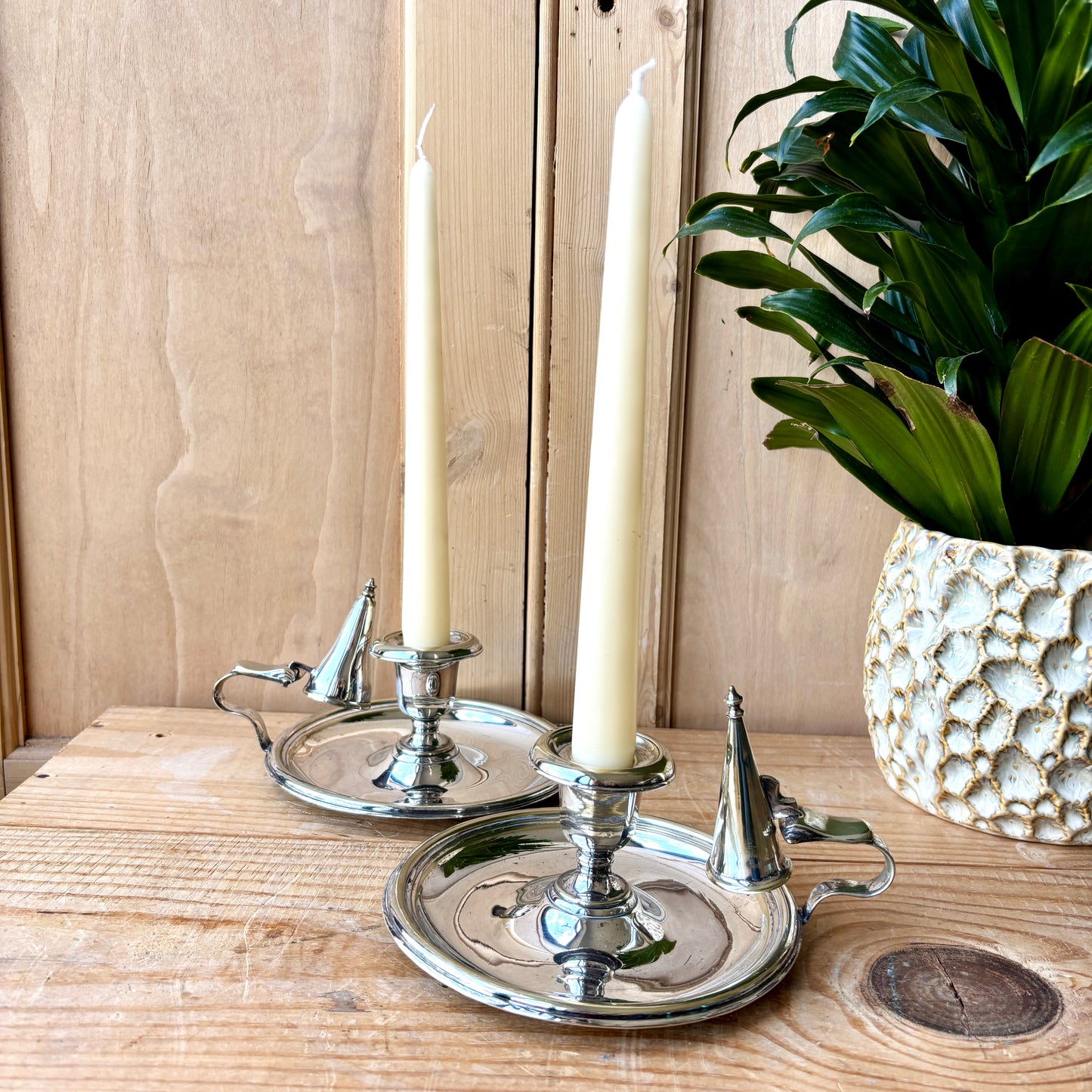 Pair of Vintage candle holders