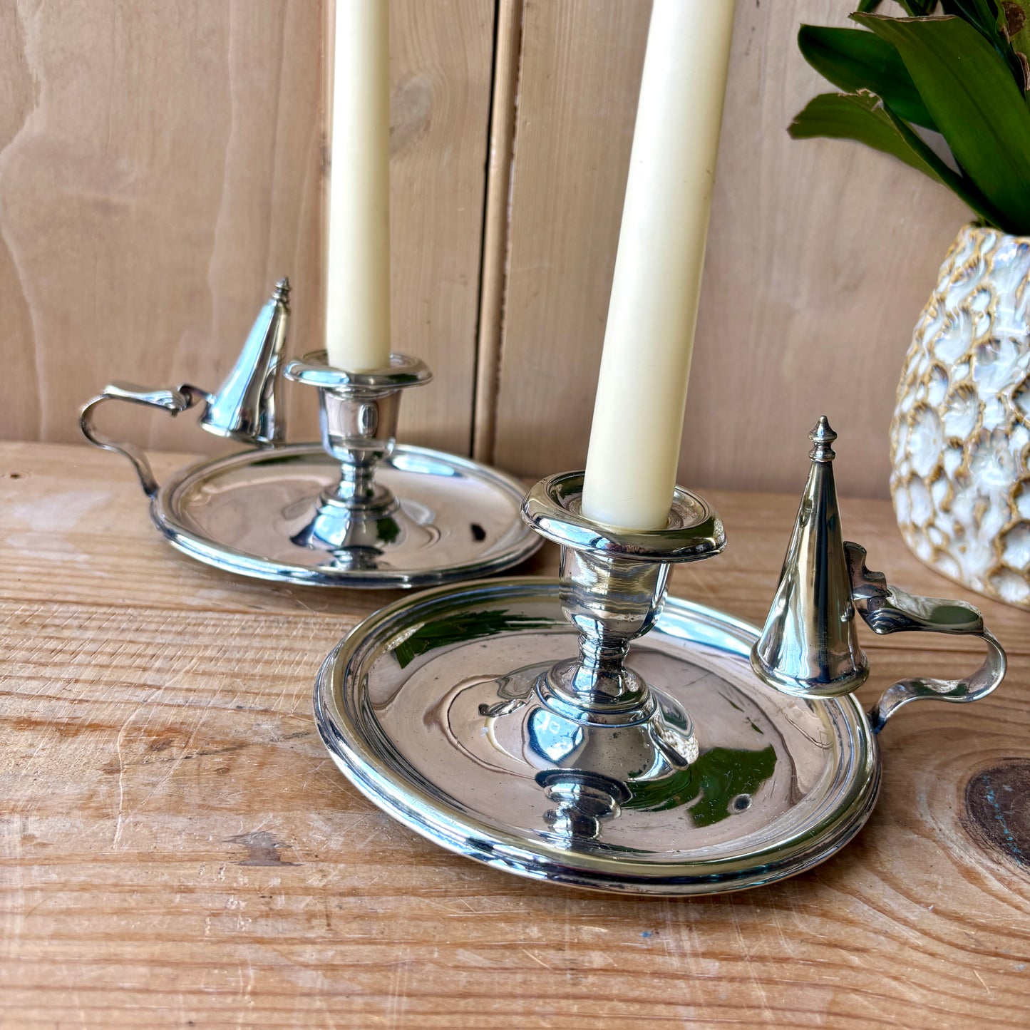 Pair of Vintage candle holders