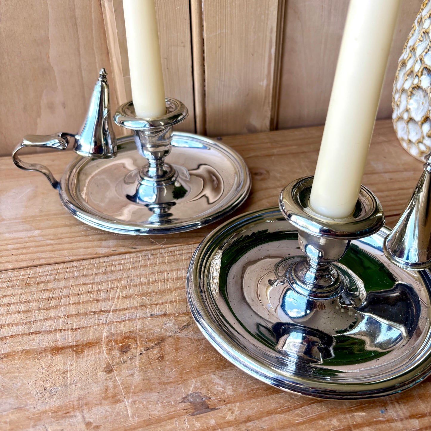 Pair of Vintage candle holders