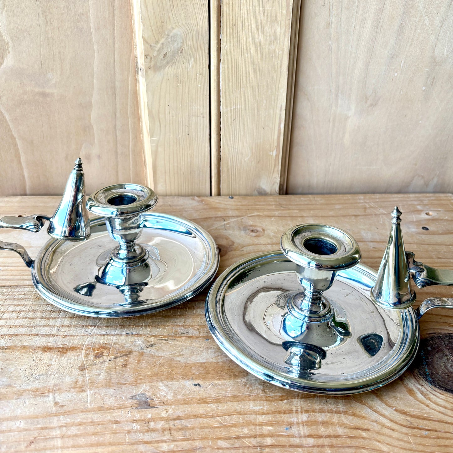 Pair of Vintage candle holders