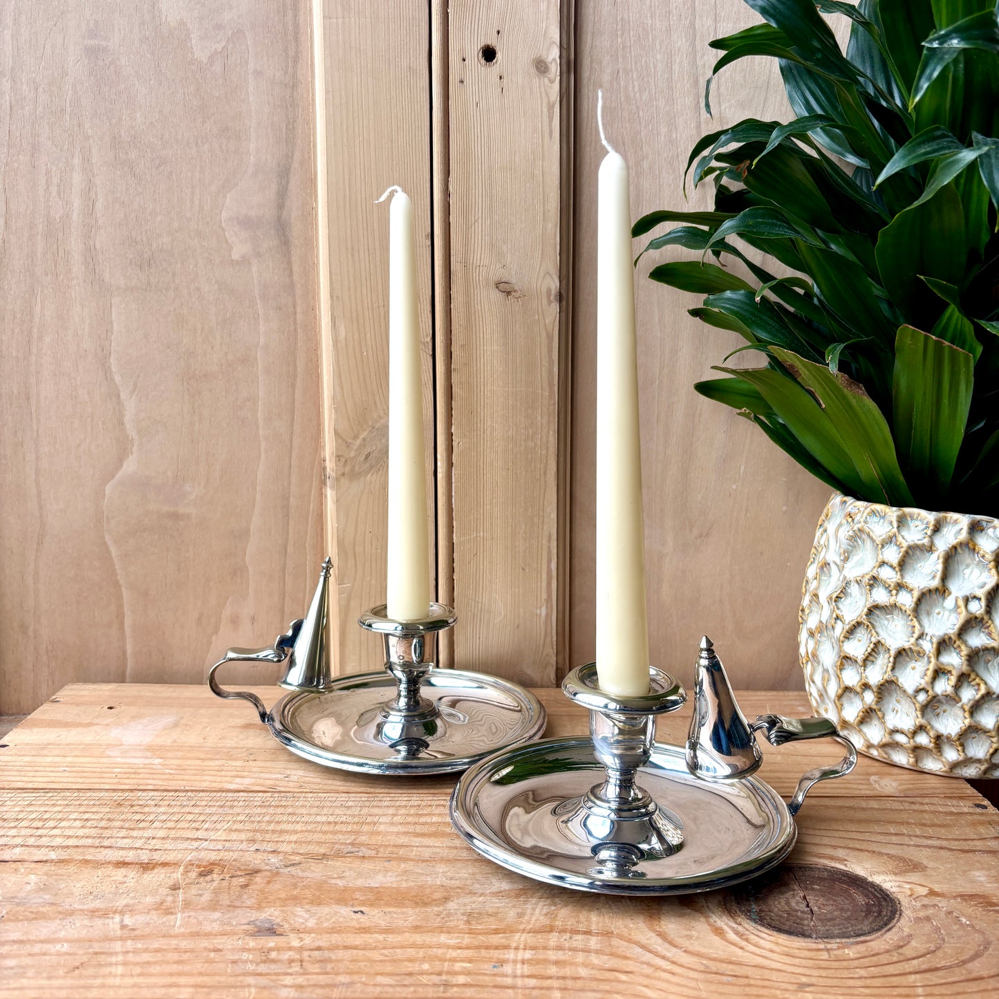 Pair of Vintage candle holders