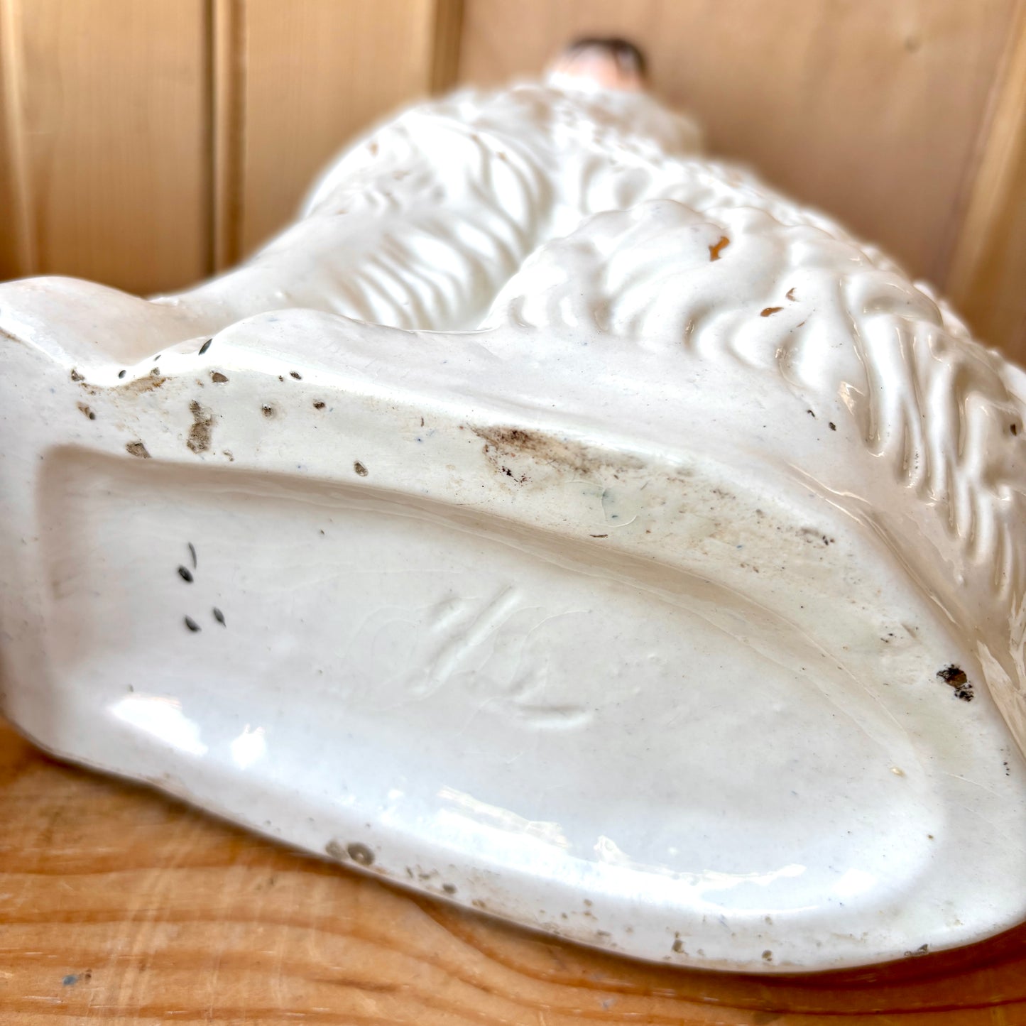 Vintage Staffordshire Flat Back Dogs
