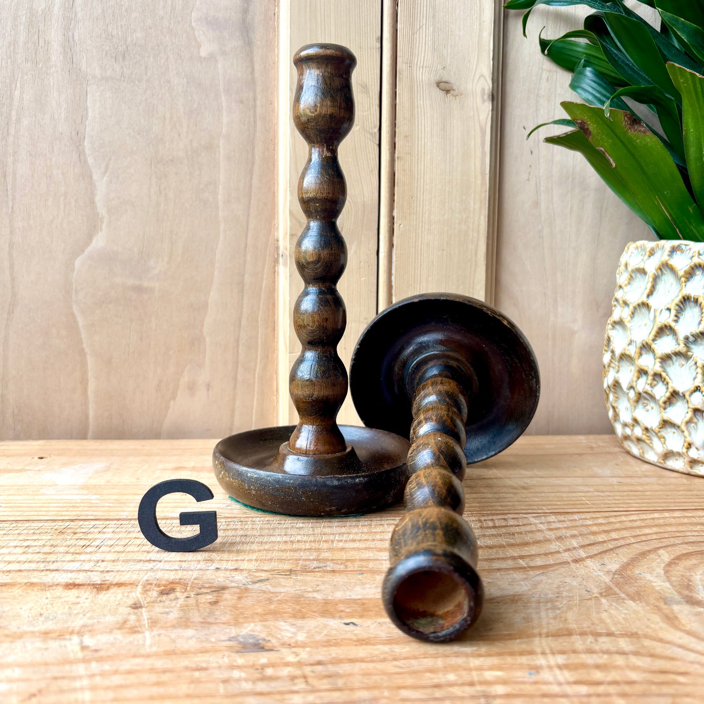 Pair of vintage candlesticks