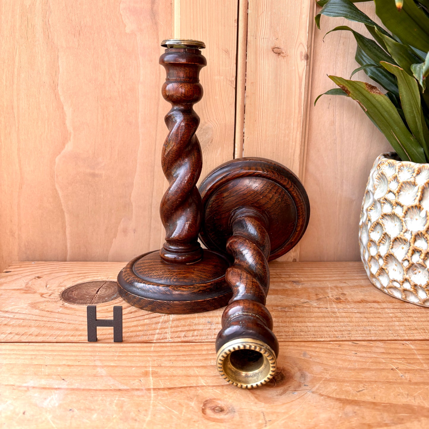 Pair of vintage candlesticks