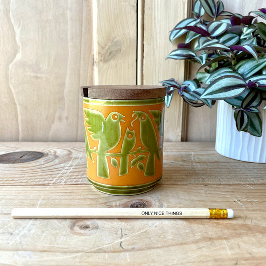 Hornsea Bird and Chick preserve pot