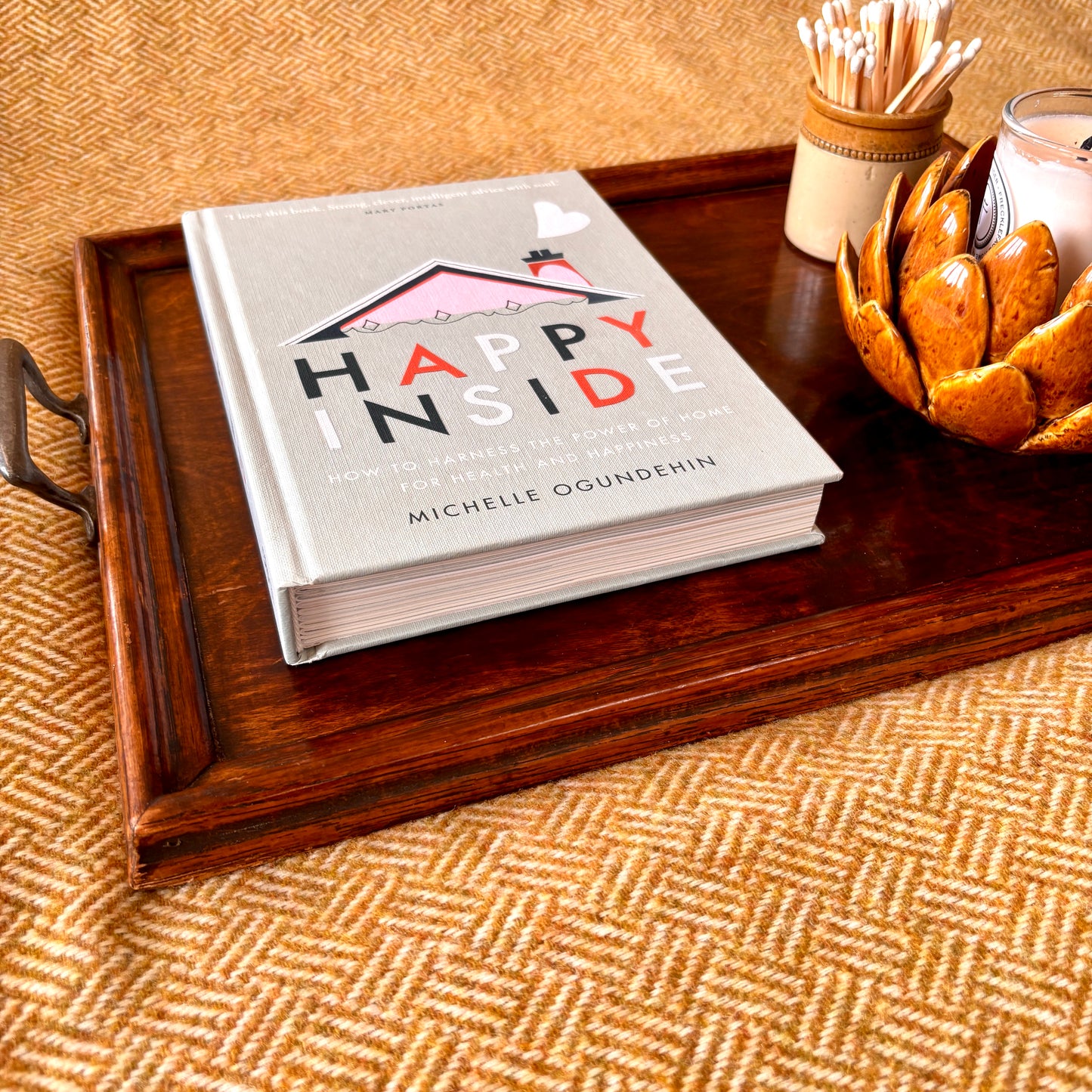 Vintage Hardwood Tray