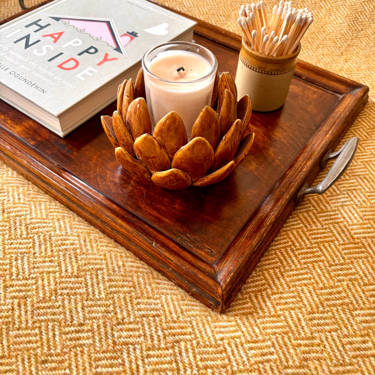 Vintage Hardwood Tray