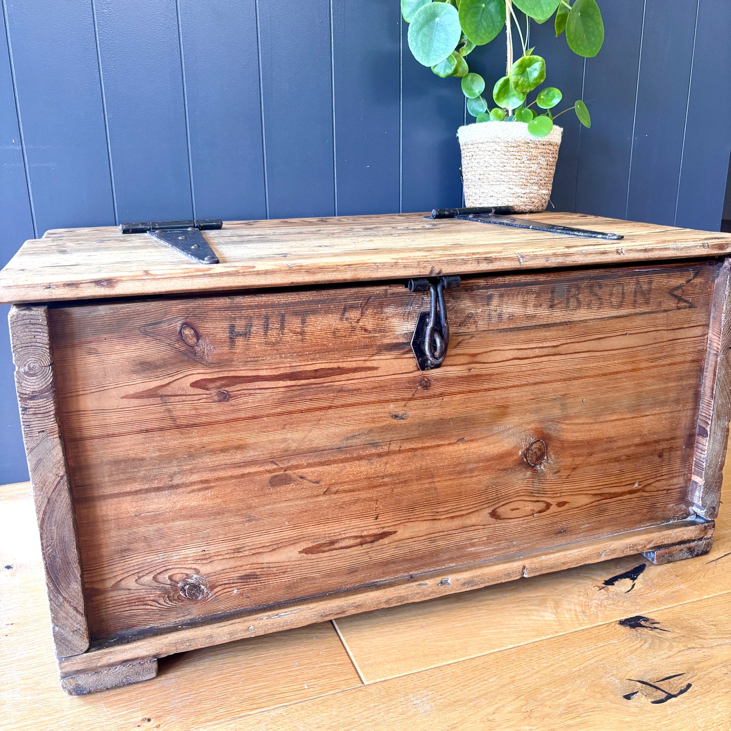 Antique Wooden Foot Locker