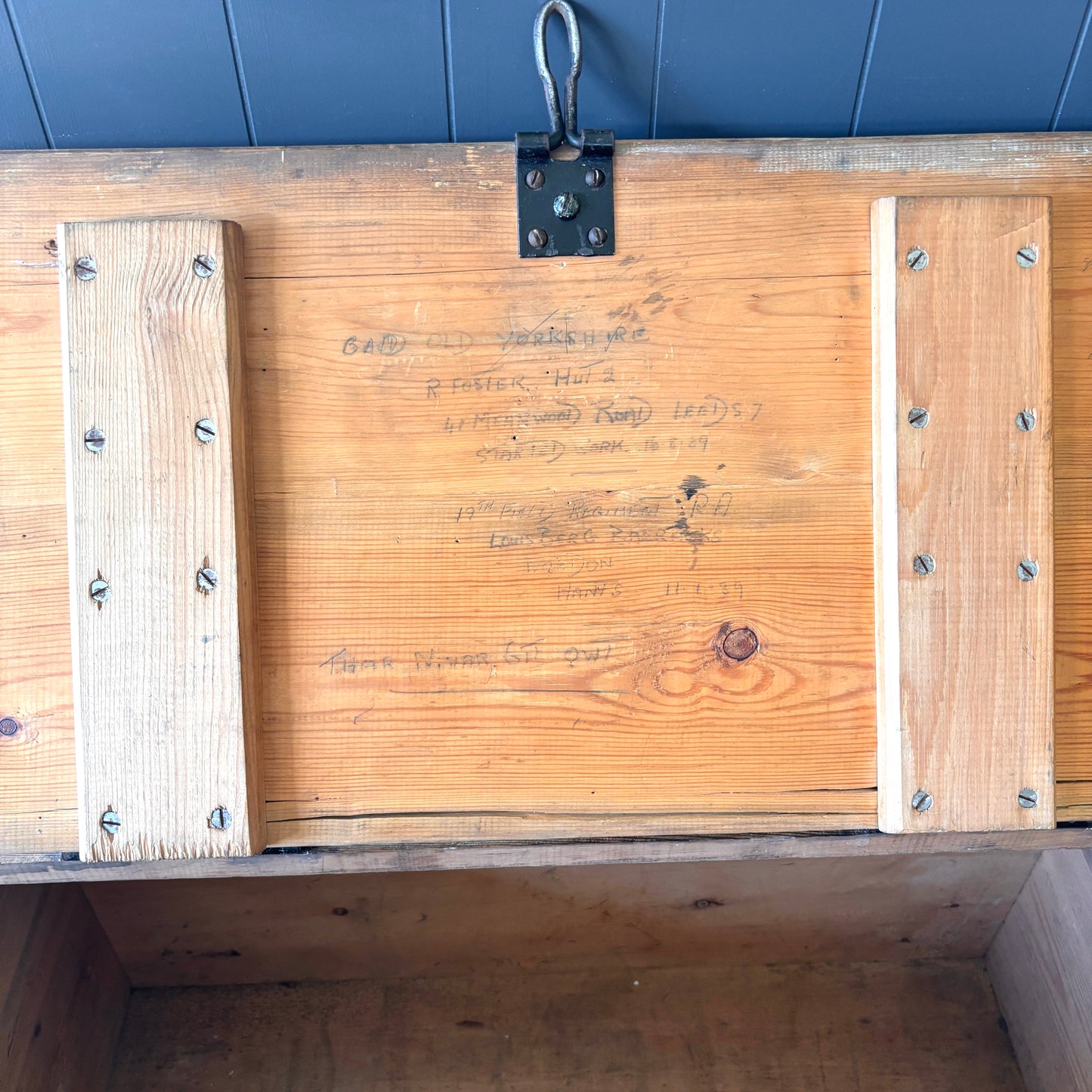 Antique Wooden Foot Locker