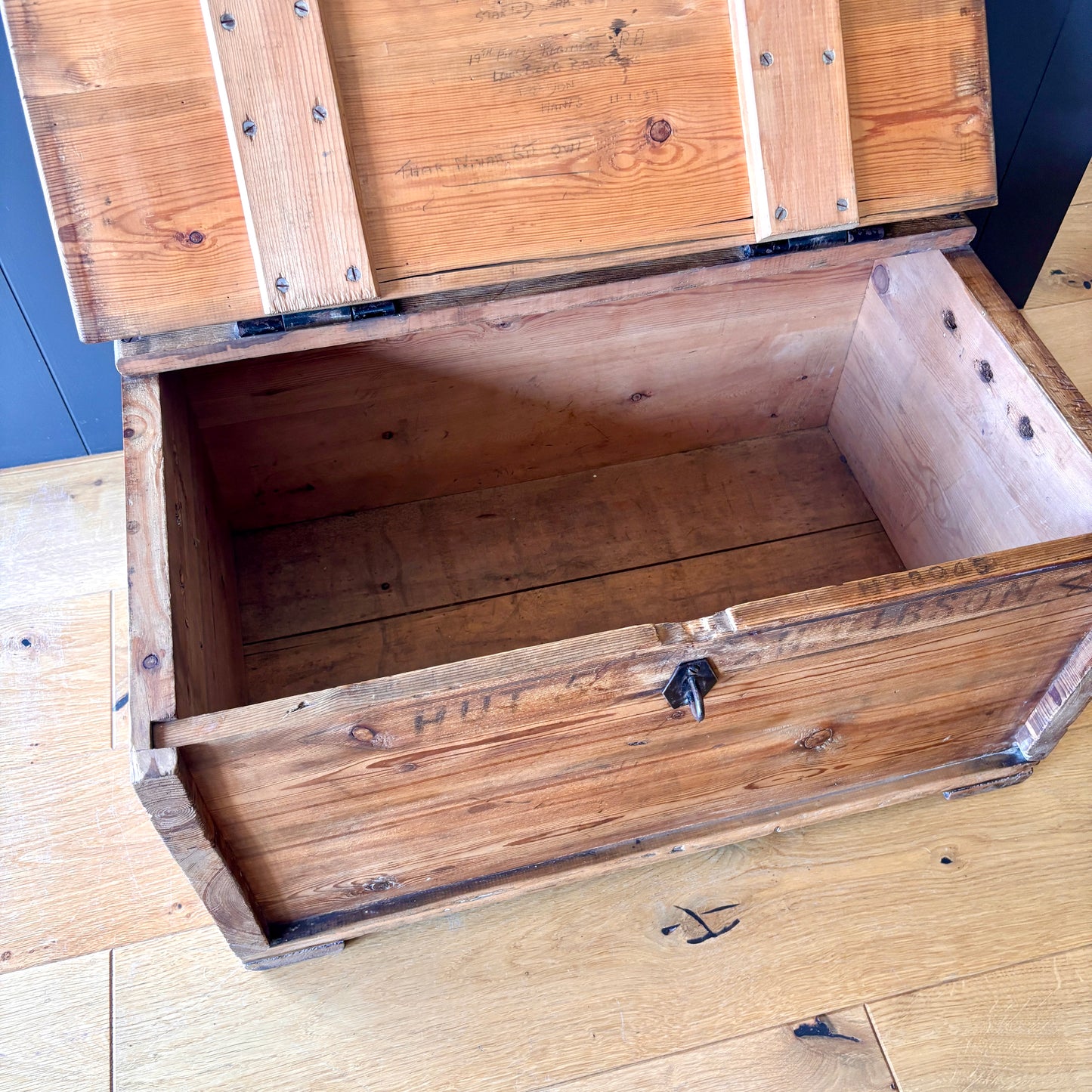 Antique Wooden Foot Locker