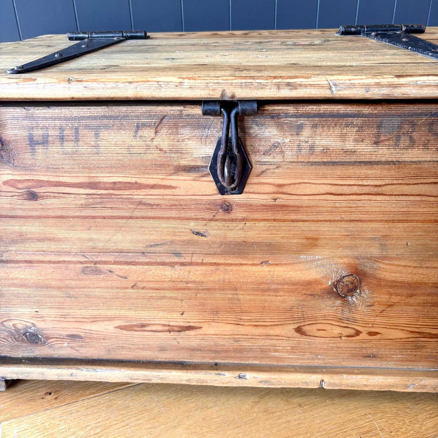 Antique Wooden Foot Locker