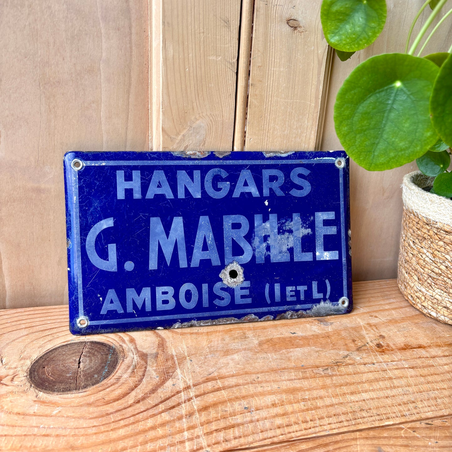 Original Enamel French Street Sign