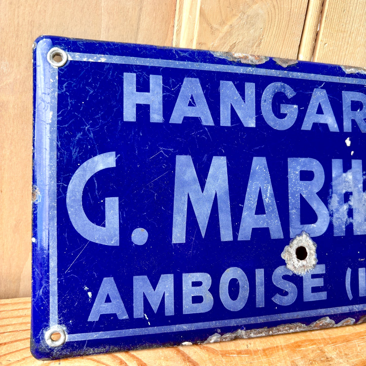 Original Enamel French Street Sign