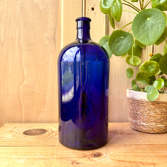 Very Large Vintage Blue Chemist