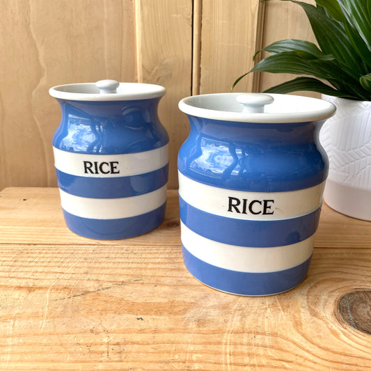 Vintage TG Green Rice Jar