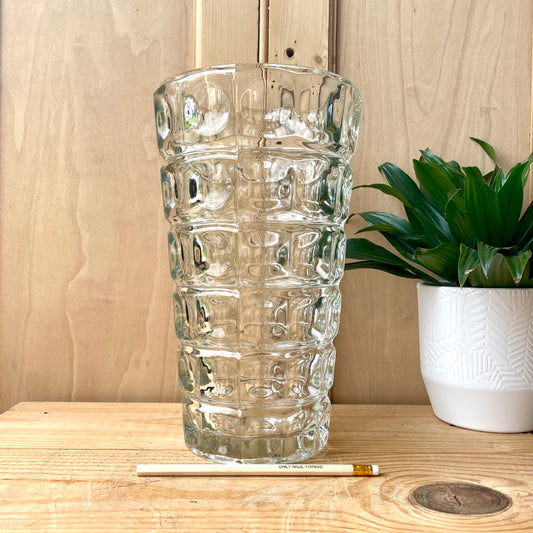 Mid Century Glass Vase - Sklo Union