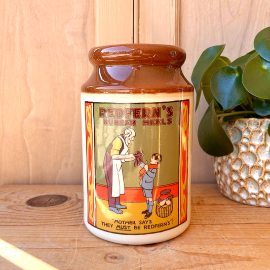 Vintage Redfern's Advertising Jar