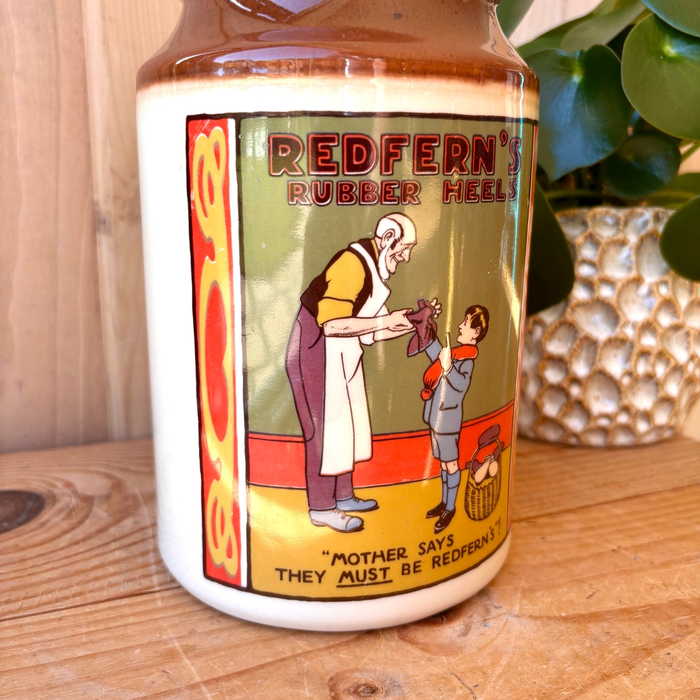 Vintage Redfern's Advertising Jar