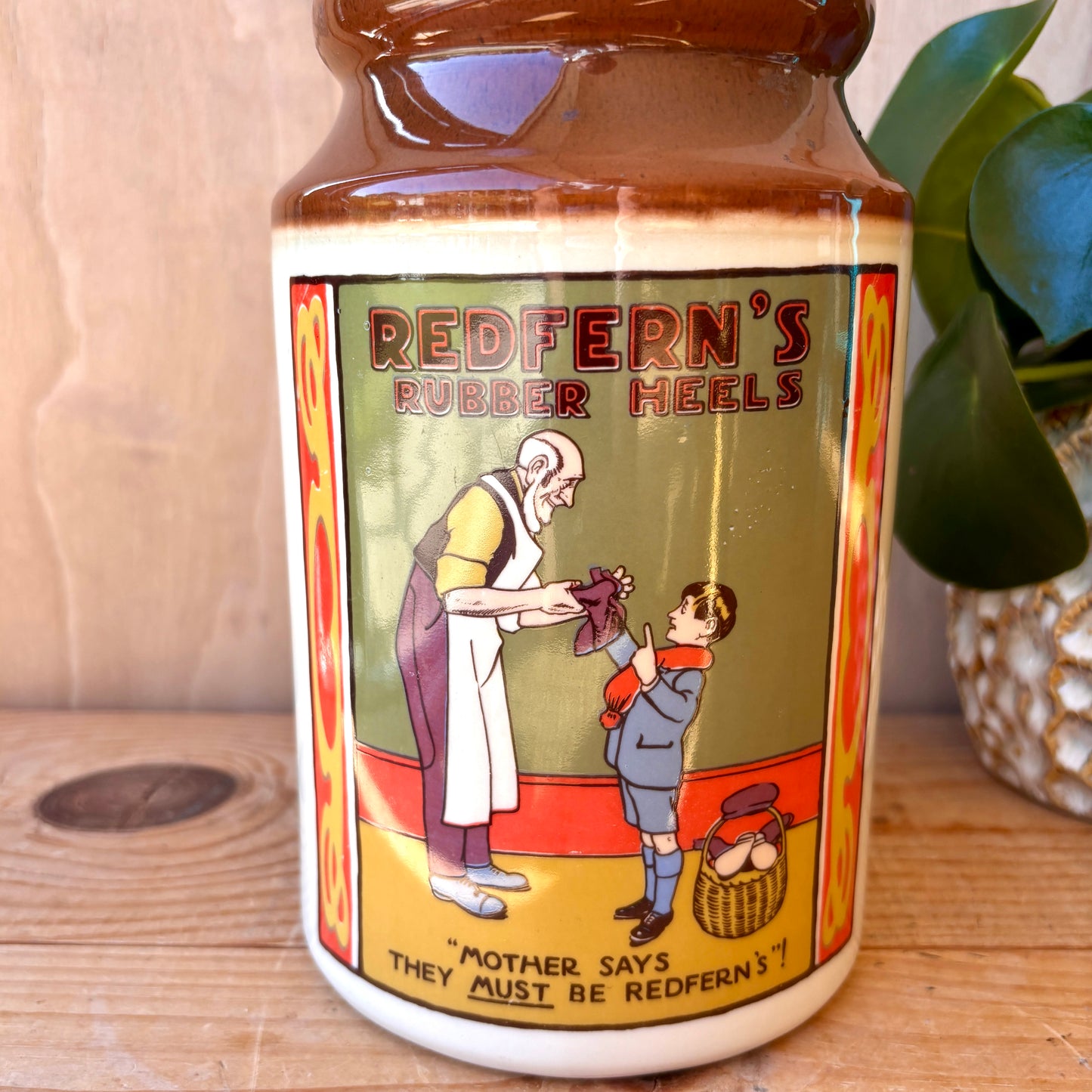 Vintage Redfern's Advertising Jar