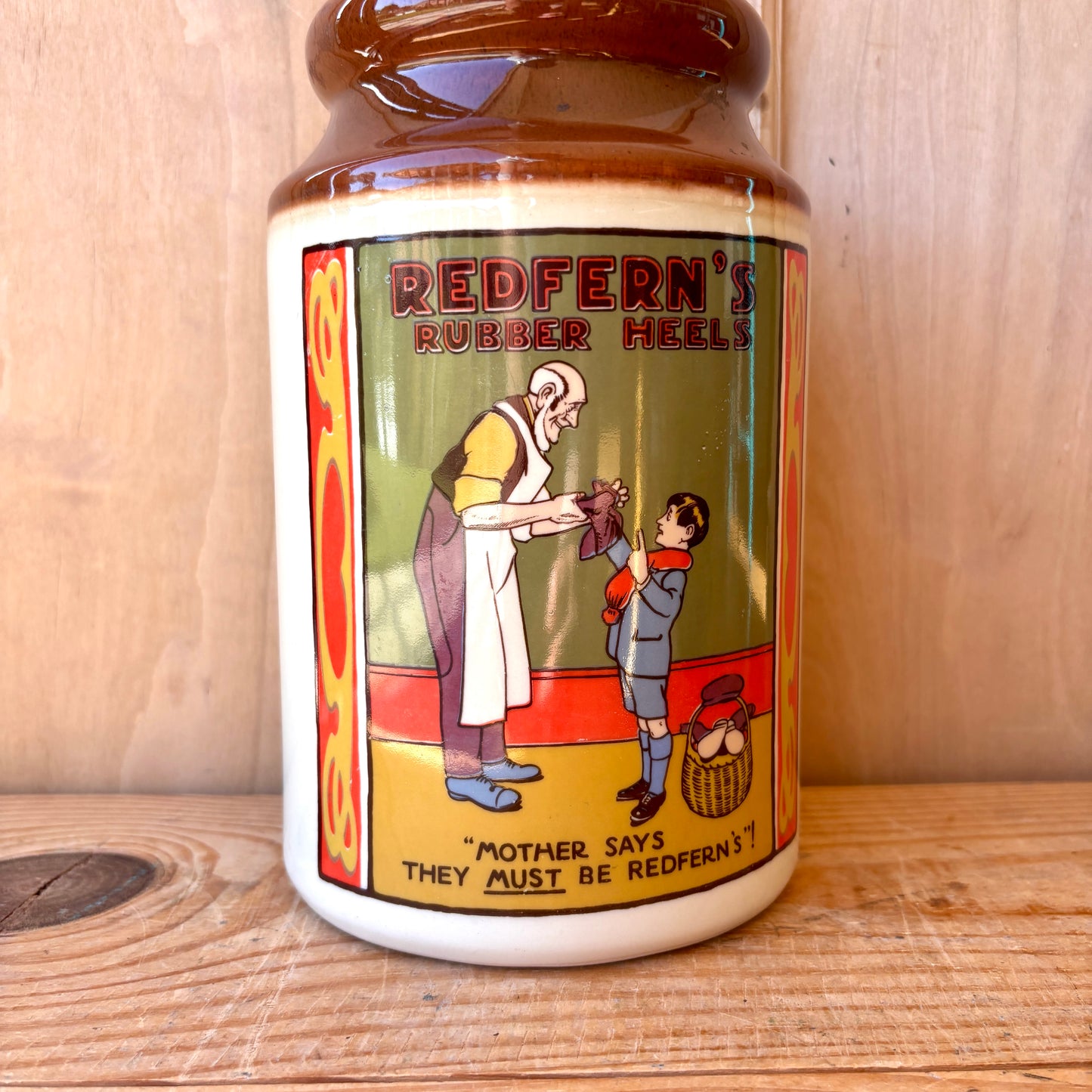 Vintage Redfern's Advertising Jar