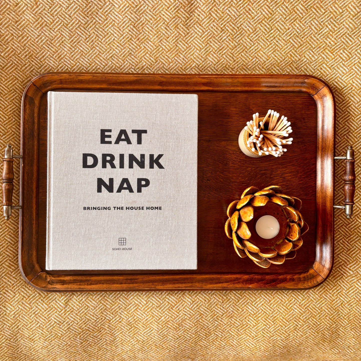 Vintage Hardwood Tray