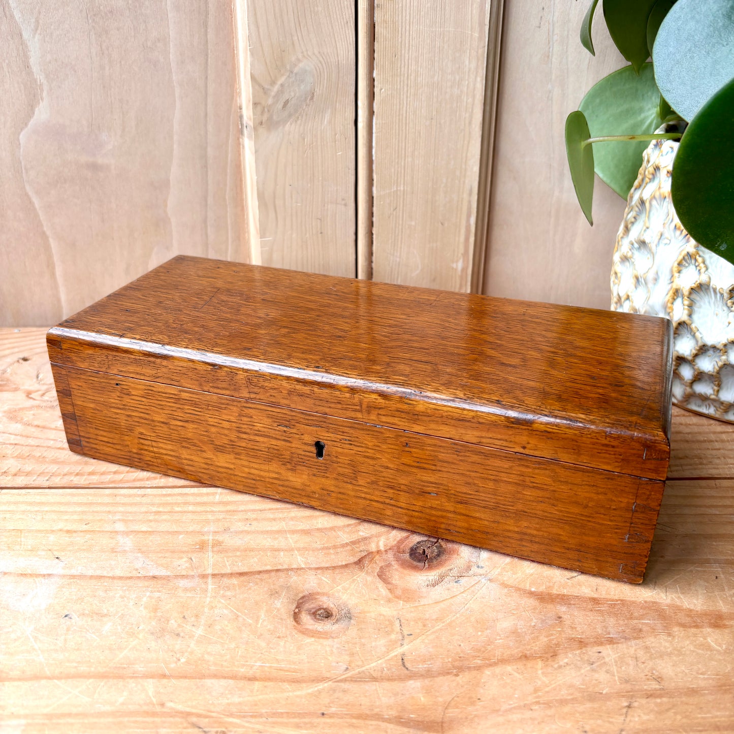 Vintage Oak wooden box