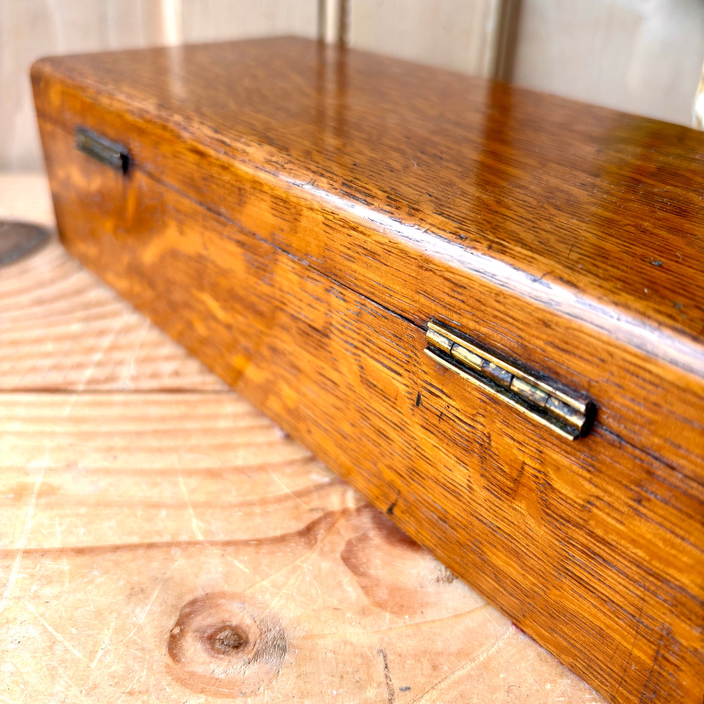 Vintage Oak wooden box