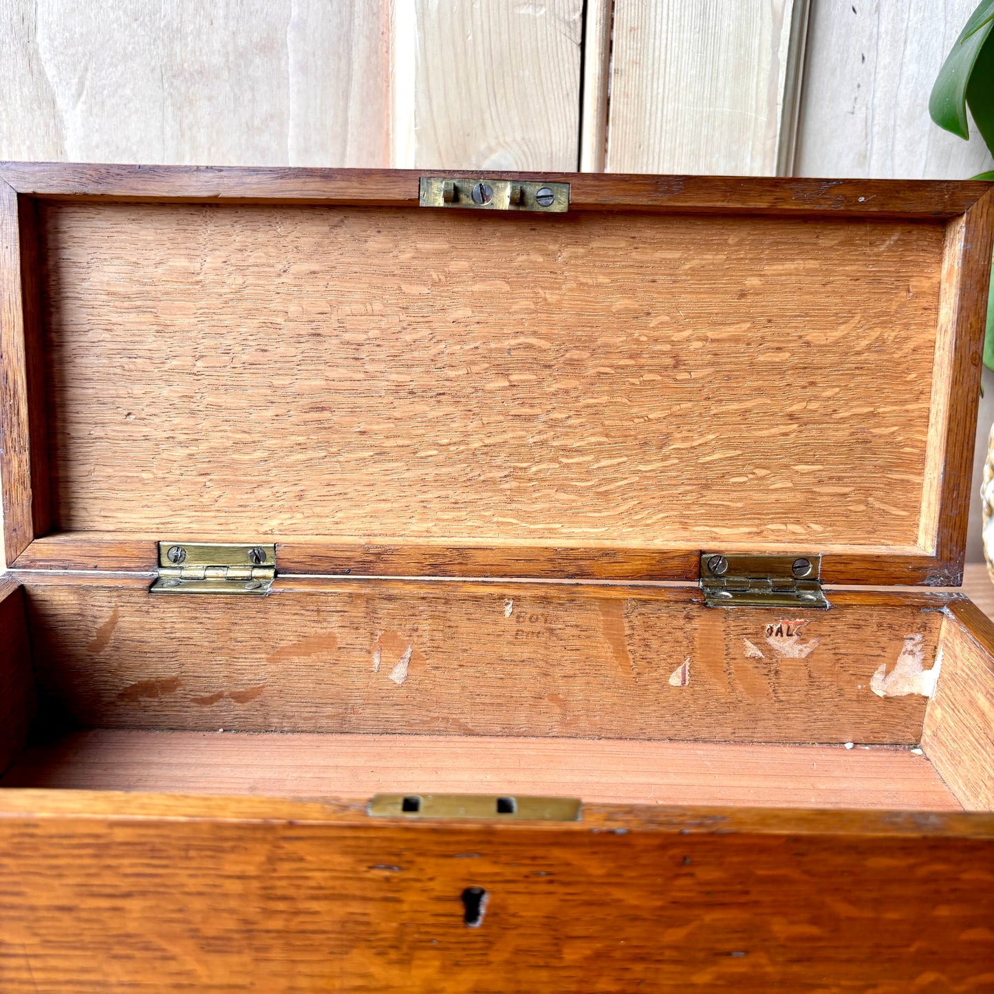 Vintage Oak wooden box