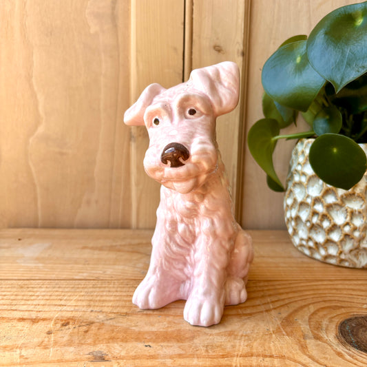 Rare Pink Sylvac Terrier model 1379