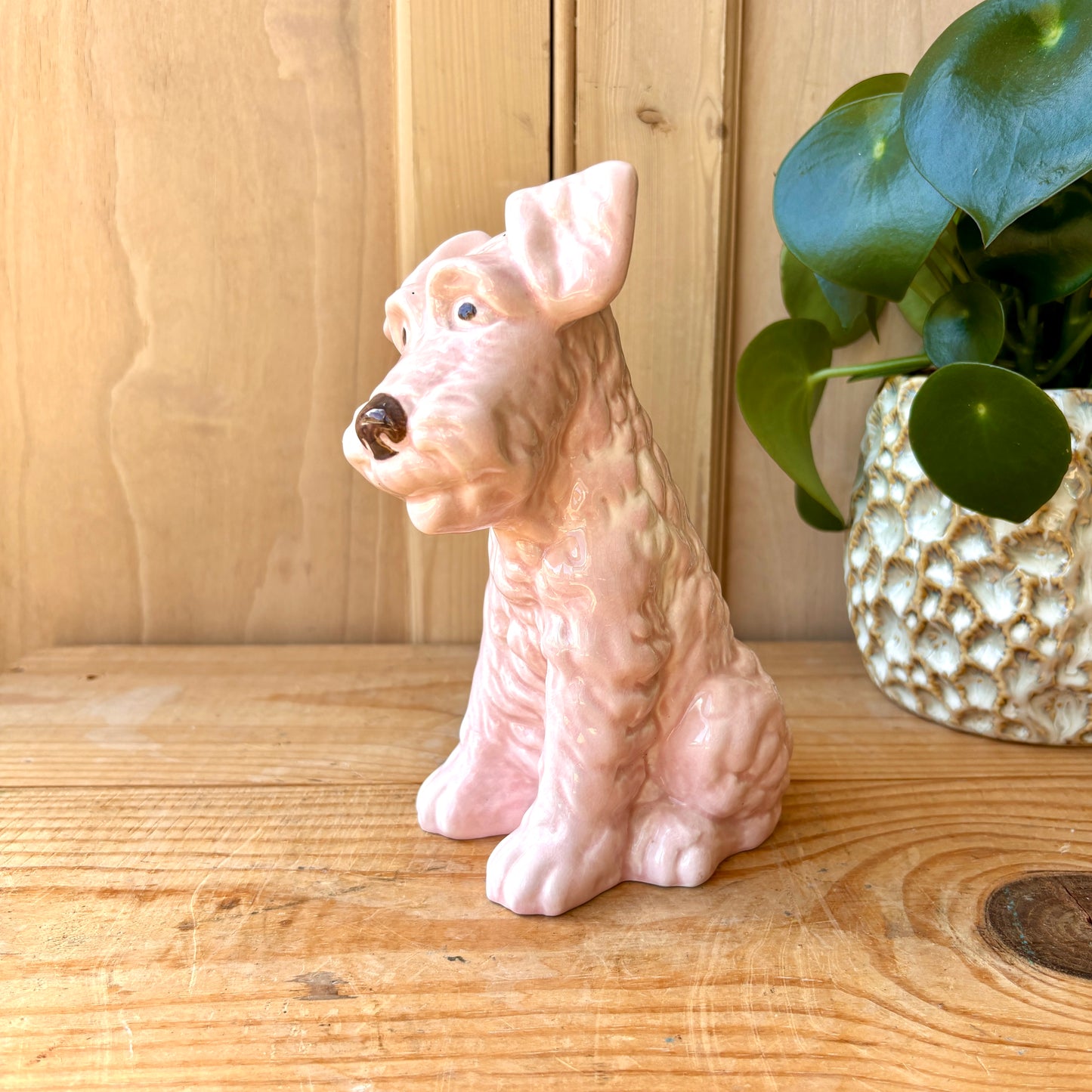 Rare Pink Sylvac Terrier model 1379