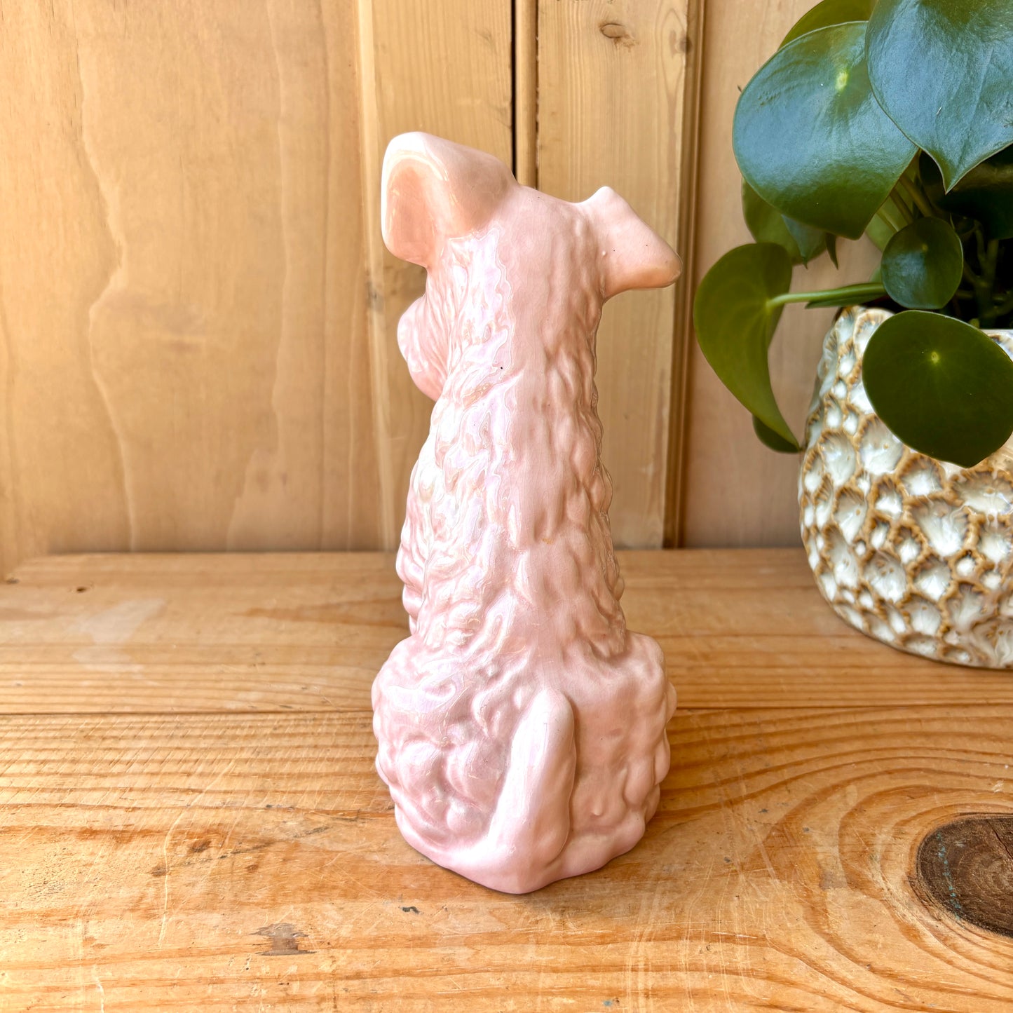 Rare Pink Sylvac Terrier model 1379