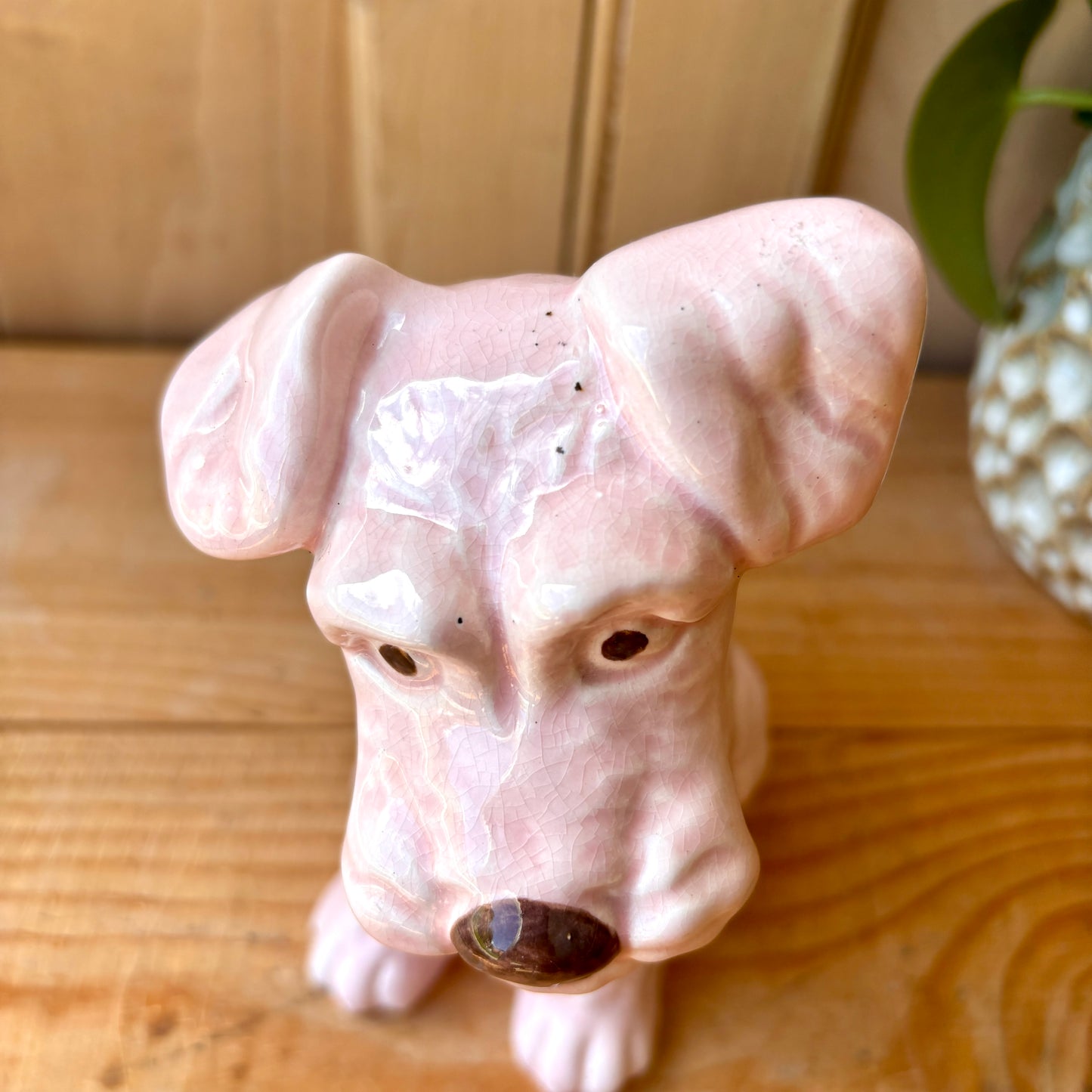 Rare Pink Sylvac Terrier model 1379