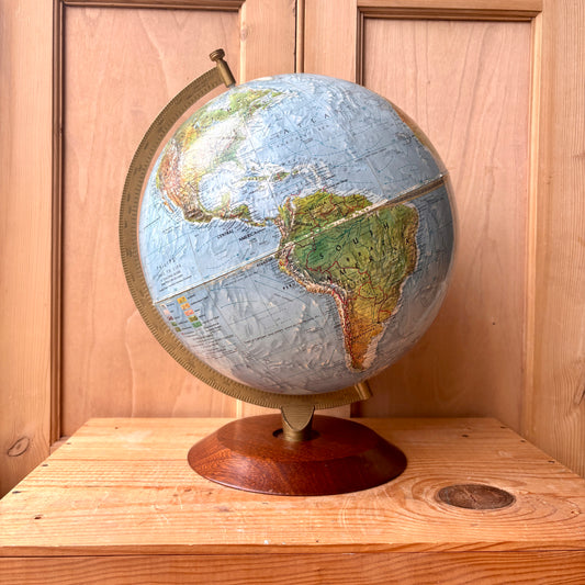Vintage Danish world globe