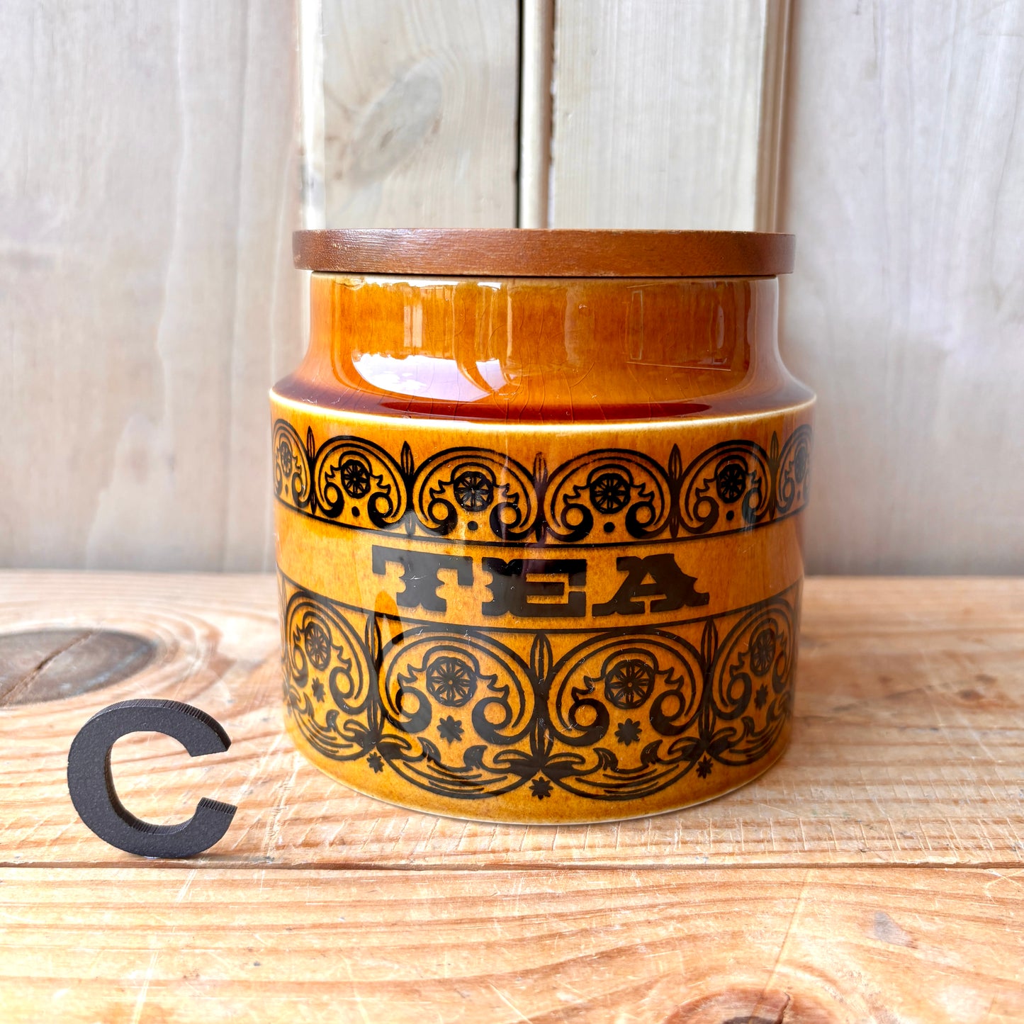 Hornsea Scroll storage jars