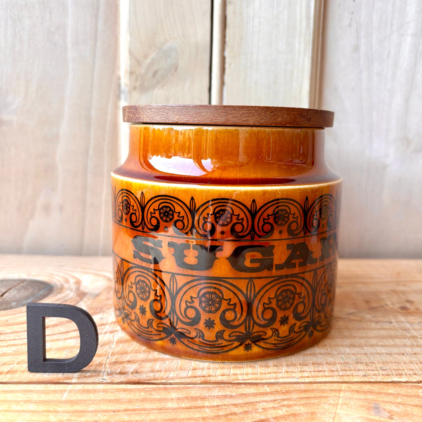 Hornsea Scroll storage jars