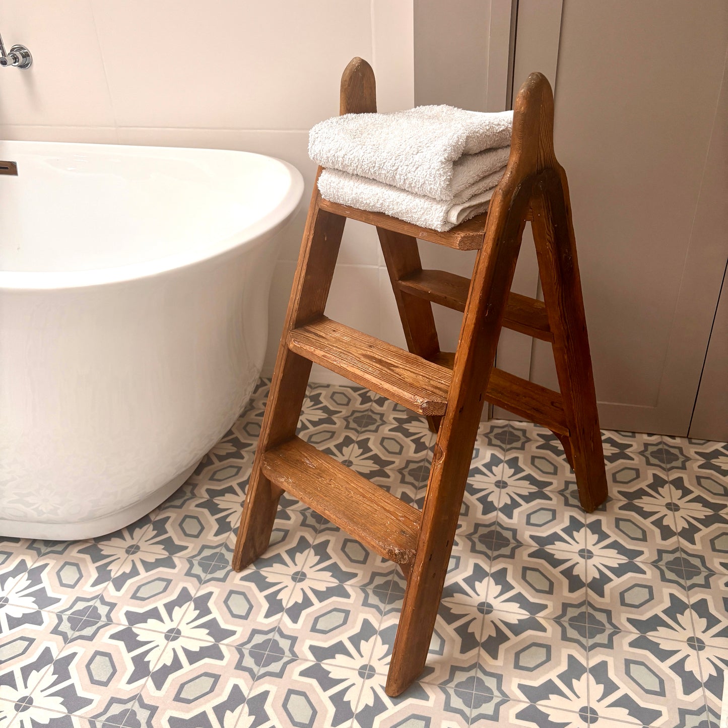 Vintage Wooden Step Ladder