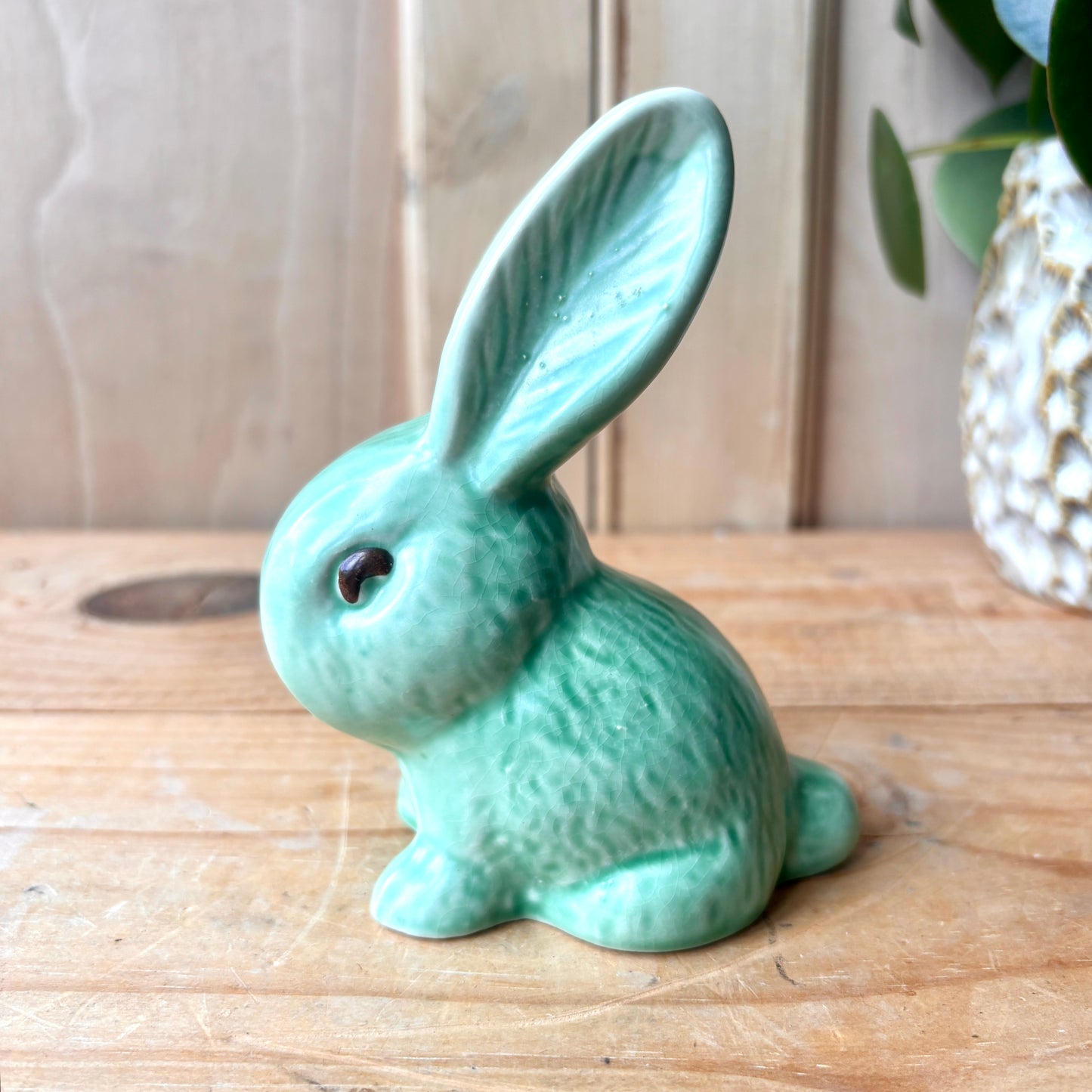 Vintage SylvaC Green Bunny Rabbit model 990