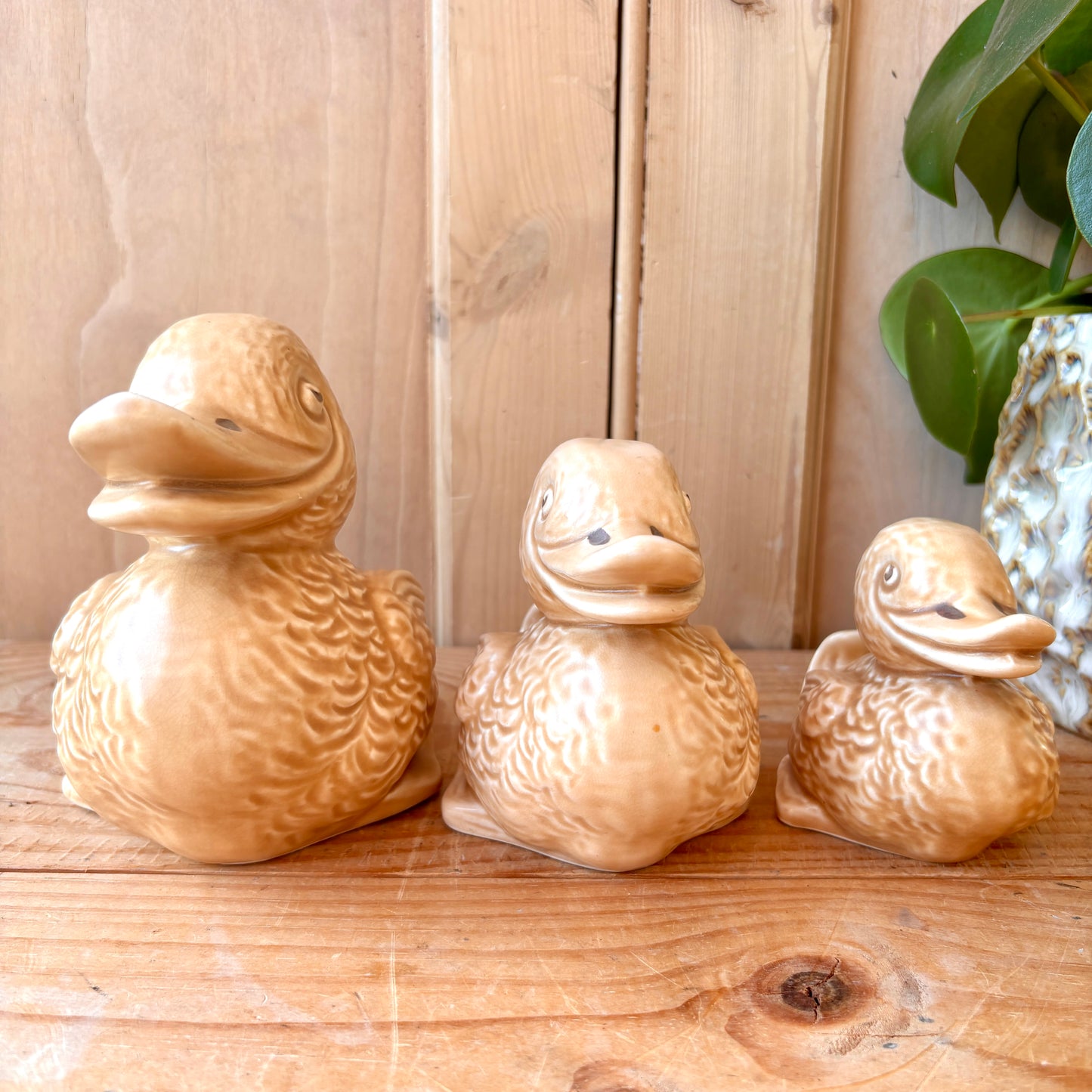 Rare Vintage SylvaC Trio of Ducks