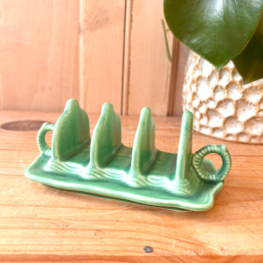 Vintage SylvaC Green Toast Rack.