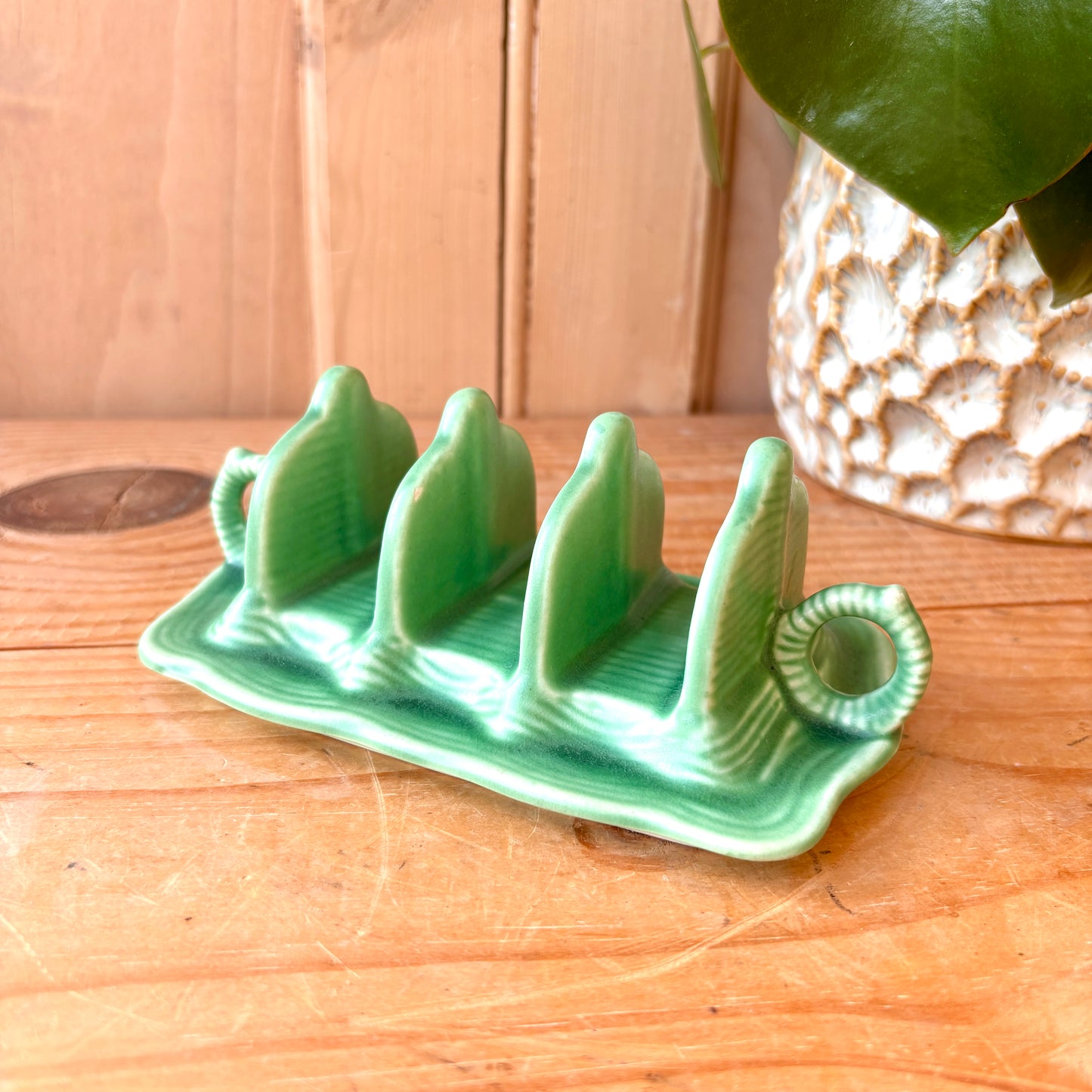 Vintage SylvaC Green Toast Rack.
