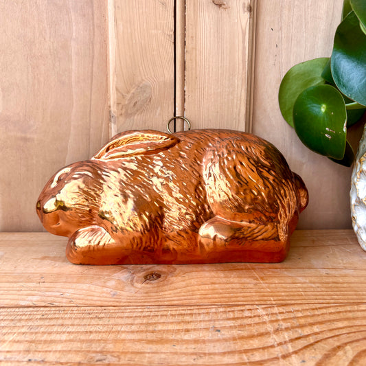 Vintage Copper Rabbit mould